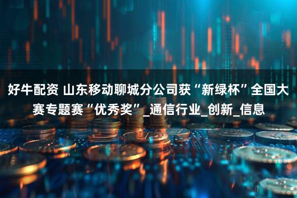好牛配资 山东移动聊城分公司获“新绿杯”全国大赛专题赛“优秀奖”_通信行业_创新_信息